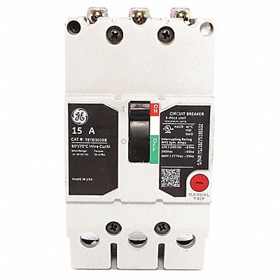 Circuit Breaker 15A 3P TEY 277/480VAC