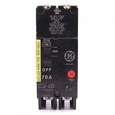 Circuit Breaker 70A 2P TEY 277/480VAC