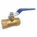 Brass Ball Valve Inline FNPT 3/8 in