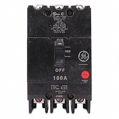 Circuit Breaker 100A 3P TEY 277/480VAC