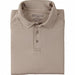 Performance Long Slv Polo 2XL Silver Tan