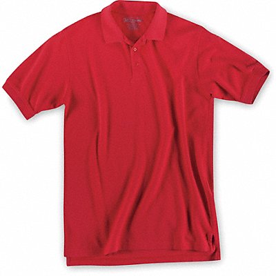 Short Sleeve Utility Polo M Range Red