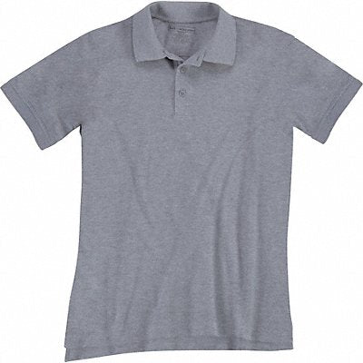 Womens Utility SS Polo L Heather Grey