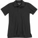 Womens Utility Short Sleeve Polo L Black