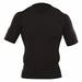 Short Slv T-Shirt M Blk Polystr/Spandex