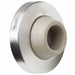 Door Stop Silver 1InLx2-1/2InHx2-1/2InW