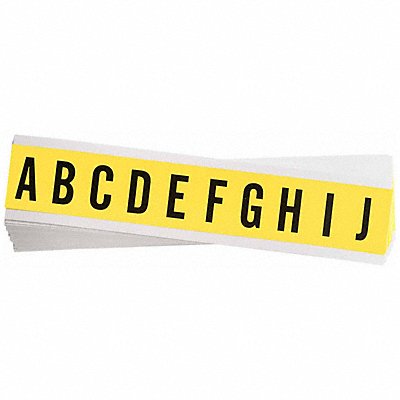 Letter Label A Thru Z 1-1/2in.H PK25