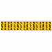 Number Label 2 3/4in.Hx9/16in.W Vinyl