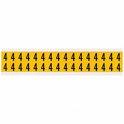 Number Label 4 3/4in.Hx9/16in.W Vinyl