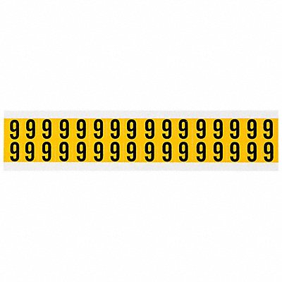 Number Label 6 3/4in.Hx9/16in.W Vinyl