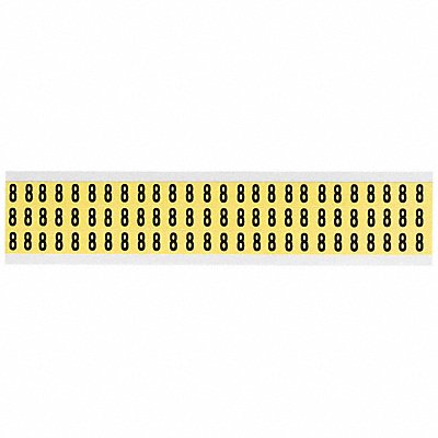 Number Label 9 3/4in.Hx9/16in.W Vinyl