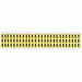 Number Label 9 3/4in.Hx9/16in.W Vinyl