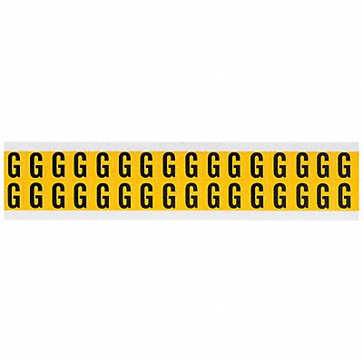 Letter Label G 3/4in.Hx9/16in.W Vinyl