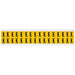 Letter Label K 3/4in.Hx9/16in.W Vinyl