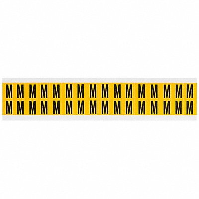 Letter Label M 3/4in.Hx9/16in.W Vinyl