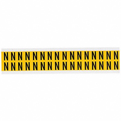 Letter Label N 3/4in.Hx9/16in.W Vinyl