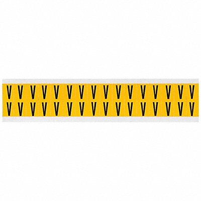 Letter Label V 3/4in.Hx9/16in.W Vinyl
