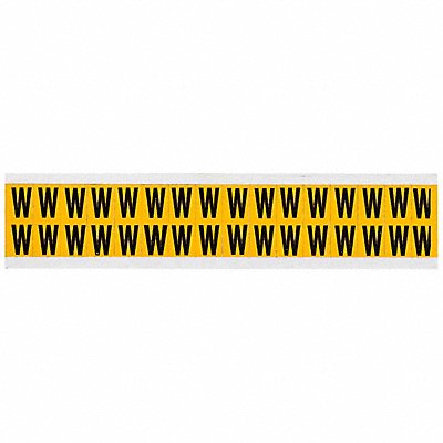 Letter Label W 3/4in.Hx9/16in.W Vinyl