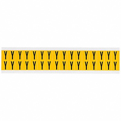 Letter Label Y 3/4in.Hx9/16in.W Vinyl