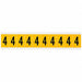 Number Label 4 1-1/2in.Hx7/8in.W Vinyl