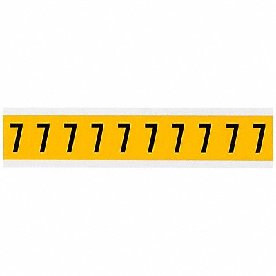 Number Label 7 1-1/2in.Hx7/8in.W Vinyl