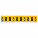 Number Label 8 1-1/2in.Hx7/8in.W Vinyl