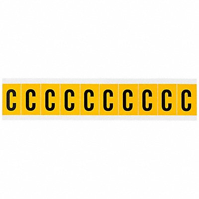 Letter Label C 1-1/2in.Hx7/8in.W