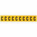 Letter Label C 1-1/2in.Hx7/8in.W