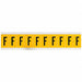 Letter Label F 1-1/2in.Hx7/8in.W Vinyl