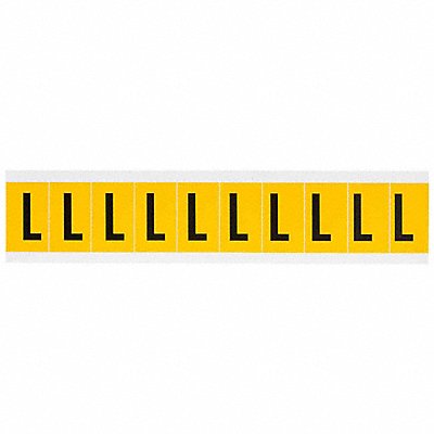 Letter Label L 1-1/2in.Hx7/8in.W Vinyl