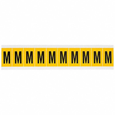 Letter Label M 1-1/2in.Hx7/8in.W