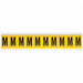 Letter Label M 1-1/2in.Hx7/8in.W