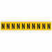 Letter Label N 1-1/2in.Hx7/8in.W Vinyl