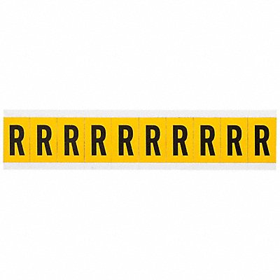 Letter Label R 1-1/2in.Hx7/8in.W