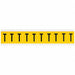 Letter Label T 1-1/2in.Hx7/8in.W Vinyl