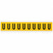 Letter Label U 1-1/2in.Hx7/8in.W