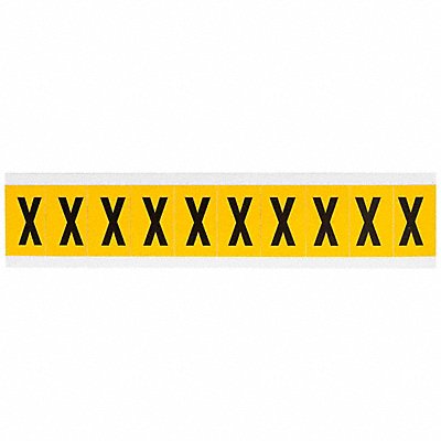 Letter Label X 1-1/2in.Hx7/8in.W