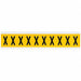 Letter Label X 1-1/2in.Hx7/8in.W