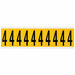 Number Label 4 2-1/4in.Hx7/8in.W Vinyl