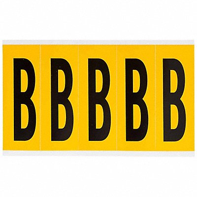 Letter Label B 5inHx1-3/4inW No Cards 1