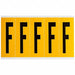 Letter Label F 5inHx1-3/4inW No Cards 1