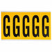 Letter Label G 5inHx1-3/4inW No Cards 1