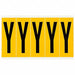 Letter Label Y 5in.Hx1-3/4in.W Vinyl