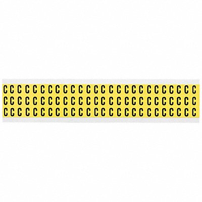 Letter Label C 1/2in.Hx11/32in.W Vinyl