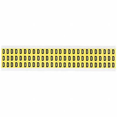 Letter Label D 1/2in.Hx11/32in.W Vinyl