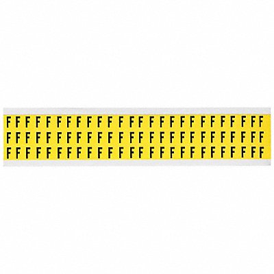 Letter Label F 1/2in.Hx11/32in.W Vinyl