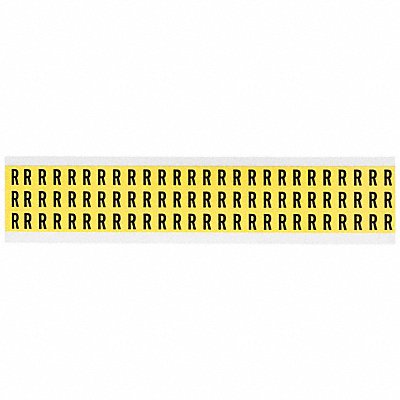 Letter Label R 1/2in.Hx11/32in.W Vinyl