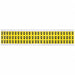 Letter Label U 1/2in.Hx11/32in.W Vinyl