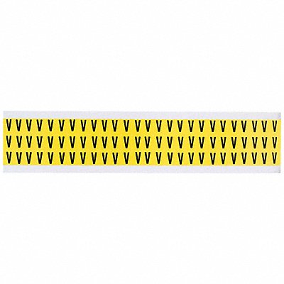 Letter Label V 1/2in.Hx11/32in.W Vinyl