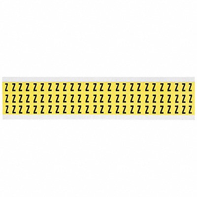 Letter Label Z 1/2in.Hx11/32in.W Vinyl